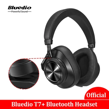 Oryginalny Bluedio T7 Plus słuchawki Bluetooth ANC bezprzewodowe słuchawki HIFI dźwięk liczenie kroków sterowanie dotykowe zestawu słuchawkowego H2