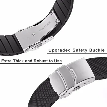 Oryginalny gumowy pasek do zegarka 20mm 22mm do Samsung Galaxy Watch 42mm 46mm SM-R810/R800 Quick Release Band żywica pasek naręczny bransoletka