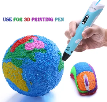 Oryginalny model 3d klamka z 10 Kolor 50 metrów plastik 3 d rysunek drukarki, długopisy zestaw ABS nici zabawki dla dzieci prezent na urodziny