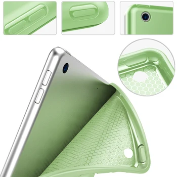 Oryginalny pokrowiec dla iPad 10.2 Case A2197 A2200 A2198 A2232 Folable Smart Wake Case case dla Apple iPad 2019 10,2 calowy ołówek torba
