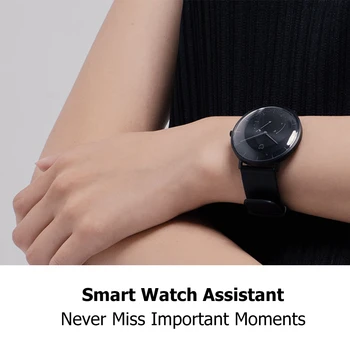 Oryginalny Xiaomi Mijia Inteligentny Zegarek Kwarcowy Zegarek Krokomierz Para Wodoodporny Moda Inteligentne Dla Mężczyzn Dla Kobiet Zegarek Smartwatch
