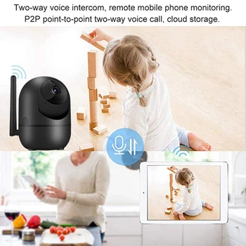 Oryginalny YCC365 1080P Cloud HD IP Camera Auto Tracking WiFi Baby Camera Monitor Home Surveillance Camera Security Camera