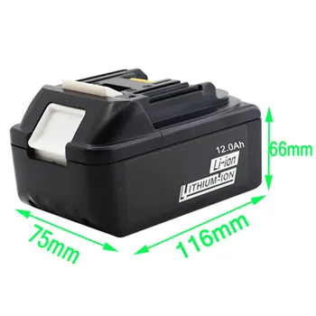 Oryginał 18V 12000mAh RechargeableFor Makita Power Tools Battery with LED Li-ion Replacement LXT BL1860B BL1860 BL1850