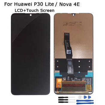 Oryginał HUAWEI P30 Lite wyświetlacz LCD ekran dotykowy digitizer części zamienne do Huawei Nova 4E MAR-LX1 LX2 AL01 wyświetlacz LCD