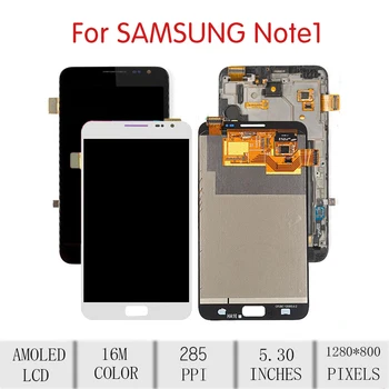 Oryginał Samsung Samsung Galaxy NOTE N7000 wyświetlacz LCD ekran dotykowy digitizer w zbieraniu dla Samsung i9220 wyświetlacz Uwaga 1 SHV-E160L SHV-E160S