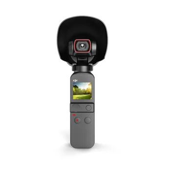 Osłona obiektywu osłona przeciwsłoneczna Osłona dla DJI Pocket 2 Handheld Gimbal Camera przeciwodblaskowa osłona obiektywu Vlog stabilizator akcesoria