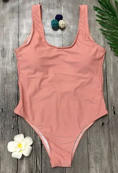 OULING Sexy Lady Lady One Piece High Cut Swimwear bandaż monokini strój kąpielowy body plażowy strój kąpielowy dla kobiet rozmiar XS-L