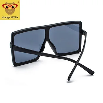 Oversize kwadratowe okulary Kobiety 2019 cukierki kolor soczewki okulary classic retro odkryty podróży Lentes De Sol UV400