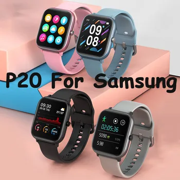 P20 Dla Samsung Bluetooth Smart Watch 2020 Mężczyźni Kobiety Fitness Tracker Ciśnienie Krwi Monitor Rytmu Serca Inteligentne Bransoletka Smartwatch