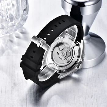 PAGANI DESIGN luksusowe mężczyzna automatyczny zegarek mechaniczny mechanizm NH35A дайверские zegarek ze stali nierdzewnej szafirowe zegarki męskie