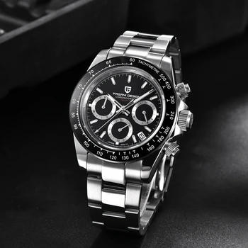 PAGANI DESIGN Męskie sportowe zegarek kwarcowy luksusowe zegarki Man Casual wojskowe wodoodporny zegarek ze stali nierdzewnej Relogio Masculino