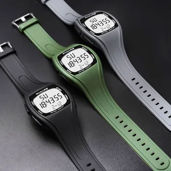 PANARS Sport Digital Watch Men Square retro Męskie sportowe zegarki elektroniczne wodoodporne damskie led zegarek Digital 2020 reloj