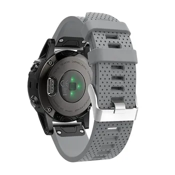 Pasek do zegarka pasek Garmin Fenix 5S/5S Plus 20 mm silikonowa Easy Fit pasek do nadgarstka szybkozłączka wymienna bransoletka paski
