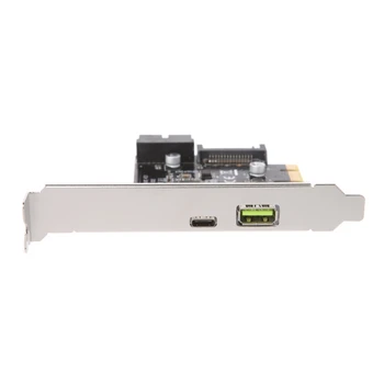 PCI-E Express To USB 3.1 Type-C, USB-C Plug Power Charger adapter karty rozszerzeń