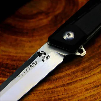 PEGASI Japan hunting D2 60HRC quick open G10 składany nóż heban składany nóż odkryty lustra światło taktyczny nóż