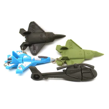 Pen Drive Fighter usb flash drive plane pendrive 4GB 8GB aircraft 16GB 32GB USB Flash Drive memory stick 64GB U disk Helicopter