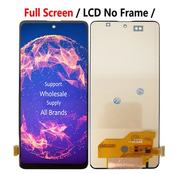 Pełny ekran dla SAMSUNG Galaxy A51 2019 LCD A515F Display + Frame SM-A515F/DSN SM-A515F/DSM LCD Touch Screen Digitizer Assembly