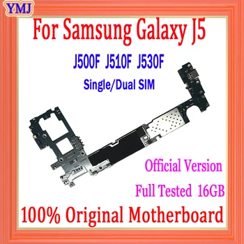 Pełny unlock dla płyty głównej Samsung Galaxy J5 J500F J510F J530F, oryginalna, pełna gra opłata żetonów Single/Dual SIM,dobrze przetestowany