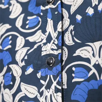 Pierro Kwiatowy Print Koszula Kobiety Lato Jesień Z Długim Rękawem Na Guziki Casual Bluzka Vintage Elegancki Biuro Lady Tunika Top 2020