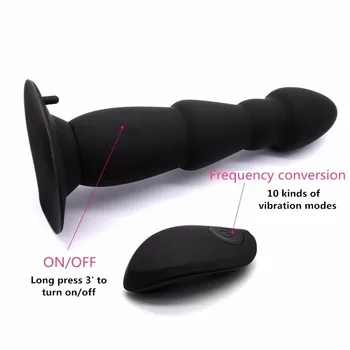 Pilot zdalnego sterowania korek analny dildo wibrator męski masażer prostaty korek analny P Spot wibrator sex zabawki dla mężczyzn gej masturbator