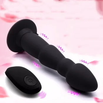 Pilot zdalnego sterowania korek analny dildo wibrator męski masażer prostaty korek analny P Spot wibrator sex zabawki dla mężczyzn gej masturbator