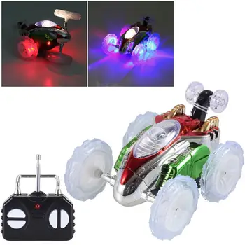 Pilot zdalnego sterowania Stunt Car 360 Twister RC Flashing Light Fircyk Vehicle Toy Kids Robot RC Cars Toys Remote Control Toys