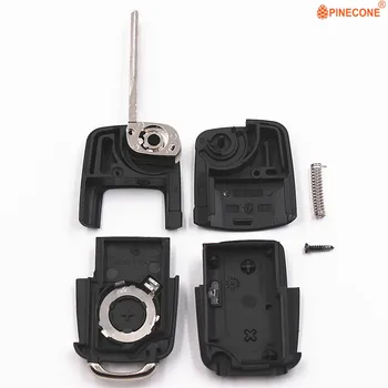 PINECONE do Volkswagen VW Golf Tiguan Polo Passat CC 2 przyciski HU66 Key wymienić klapki, składany samochód Fob Key Shell Case