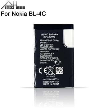 PINZHENG BL-4C bateria do telefonu Nokia BL 4C BL4C BL-4C 5100 6100 1202 1265 1325 wymiana BL 4C bateria