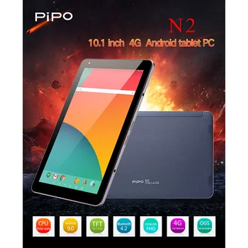 Pipo N2 10.1 Inch 1200X1920 4G telefon tablet Android 9.0 4G RAM 64G ROM SC9863A Quad Core Bluetooth, WIFI, aparat 13MP