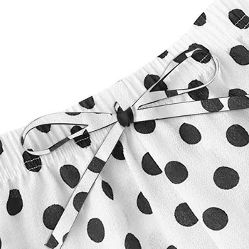 Piżama V-neck punkt druku koronki satynowy stanik piżamy dla kobiet kwiat szorty sexy bielizna Komplet piżamy Pijama Mujer Femme K56