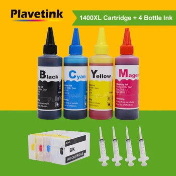 Plavetink 4 Color Refillable Ink Kit+ PGI1400 XL kompatybilny wkład atramentowy Canon PGI-1400 MAXIFY MB2040 MB2140 MB2340 MB2740