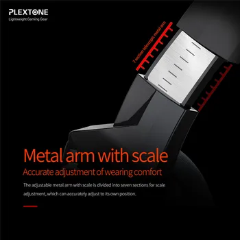 Plextone G800 Gaming Headphone Lightweight PC Gamer Headset 50mm Horn Unit 190 mm mikrofon do urządzeń przenośnych,notebooków, PS4,XBOX One