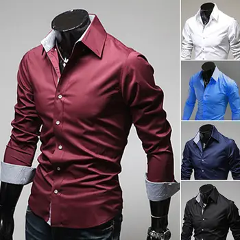 Plus rozmiar 3XL gorący sprzedaż mężczyzna luksusowe koszule męskie kolor patchwork z długim rękawem poprawiny biznesowa sukienka koszula Drop shipping