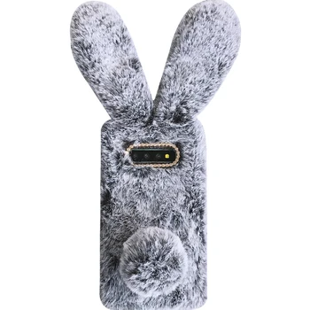 Pluszowy królik działa dobrze dla Samsung S8 S9 S10 plus S20Ultra Mobile Phone Shell Note10 8 9 Cartoon S20 Soft Shell Note20 Women