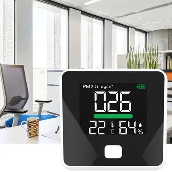 PM2.5 Monitor jakości powietrza cyfrowy gazowy detektor analizator temperatury powietrza, wilgotności, czujnik PM 2.5 analizatory metr