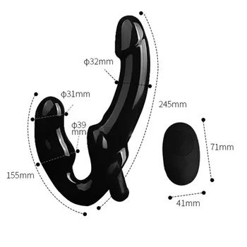 Podwójna penetracja masażer prostaty dildo wibrator dla mężczyzn pilot zdalnego sterowania fallusa wibrator analny sex zabawki dla kobiet odbyt produkt