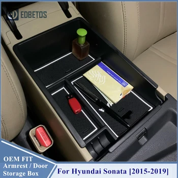 Podłokietnik Skrzynia Do Przechowywania Hyundai Sonata 2016 2017 2018 2019 Układanie Sprzątanie Samochodu Organizator Akcesoria Wewnętrzne Sonata