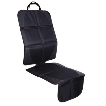 Pokrowce do fotelików Oxford sztuczna skóra samochodowy antypoślizgowy krzesło mata ochraniacz dla dziecka Dziecięca poduszka siedziska czarny