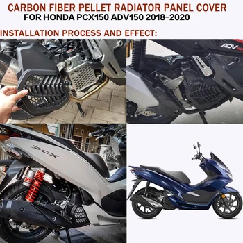 Pokrywa chłodnicy motocykla boczna osłona pokrywa ochronna pokrywa ochronna do HONDA PCX150 ADV150 ADV 150 PCX 150 2018 2019 2020