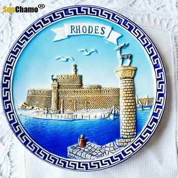 Portugalski Lizbona Paryż Austria Szwajcaria Finlandia Holandia Norwegia amerykańska ceramiczny talerz wystrój domu Turystyczna pamiątka
