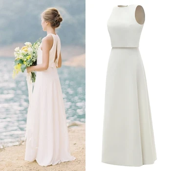 Prawdziwe zdjęcie 1 sztuka miękkie satynowa prosta suknia druhna biała czarna suknia ślubna PARY dress FANWEIMEI cena fabryczna producenta
