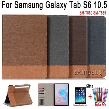 Premium skórzane etui do Samsung Galaxy Tab S4 10.5 SM-T860 SM-T865 Smart Auto, Sleep, Wake odporna na wstrząsy etui do tabletu Shell