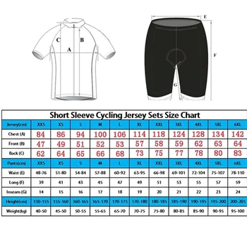 Pro Team gan jazda na Rowerze Jersey top śliniak zestaw odzieży rowerowej MTB mundury rowerowa odzież mężczyźni krótkie Mayo Кюлотт garnitur top żelowa poduszka