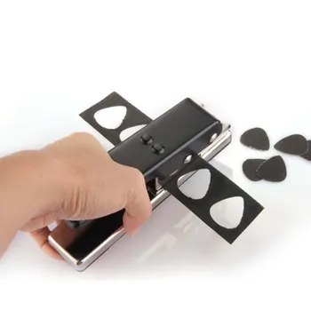 Profesjonalny gitarowy плектр Punch Picks Card Maker Cutter DIY z plastikowym materiałem