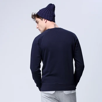 Promocja Limited Brand New Men Sweatershirt Kapturem Street design Split Print Wide-zwężone O-neck Regular Sweatershirts S6WT003