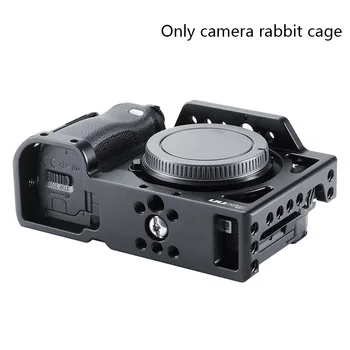 Prosta Instalacja Kamery Cage Przenośny Czarny Akcesoria Mocowanie Ze Stopu Aluminium Vlogging Wytrzymały Uchwyt Do Sony A6400