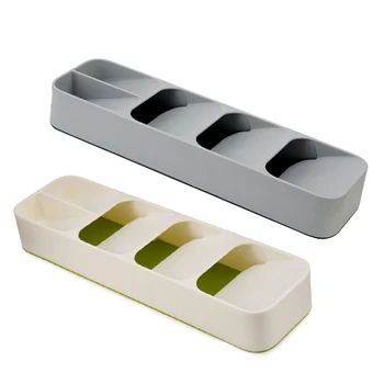 Przydatny kuchenny szuflada szuflada do przechowywania sztućców pocztowa organizator naczynia uchwyt nóż widelec łyżka zasobnik do przechowywania akcesoriów narzędzie