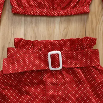 Pudcoco USPS szybka wysyłka 0-5 lat, słodkie dziecko dziewczynka letnia odzież z ramienia topy + spodenki ochrony przeciwsłonecznej garnitur odzież 1-5 lat