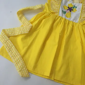 Puresun Wielkanocny Dzień Letni Projekt Małych Dziewczynek Boutique Sukienka Odzież Dziecięca Haft Bawełna, Tkaniny / Odzież Dziecięca Zamek Błyskawiczny Sukienka
