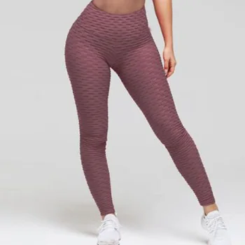Push sexy legginsy dla kobiet wysoka talia fitness spodnie sportowe antycellulitowy legginsy treningowe panie